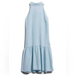 Banana Republic Chambray Bow Back Shift Dress